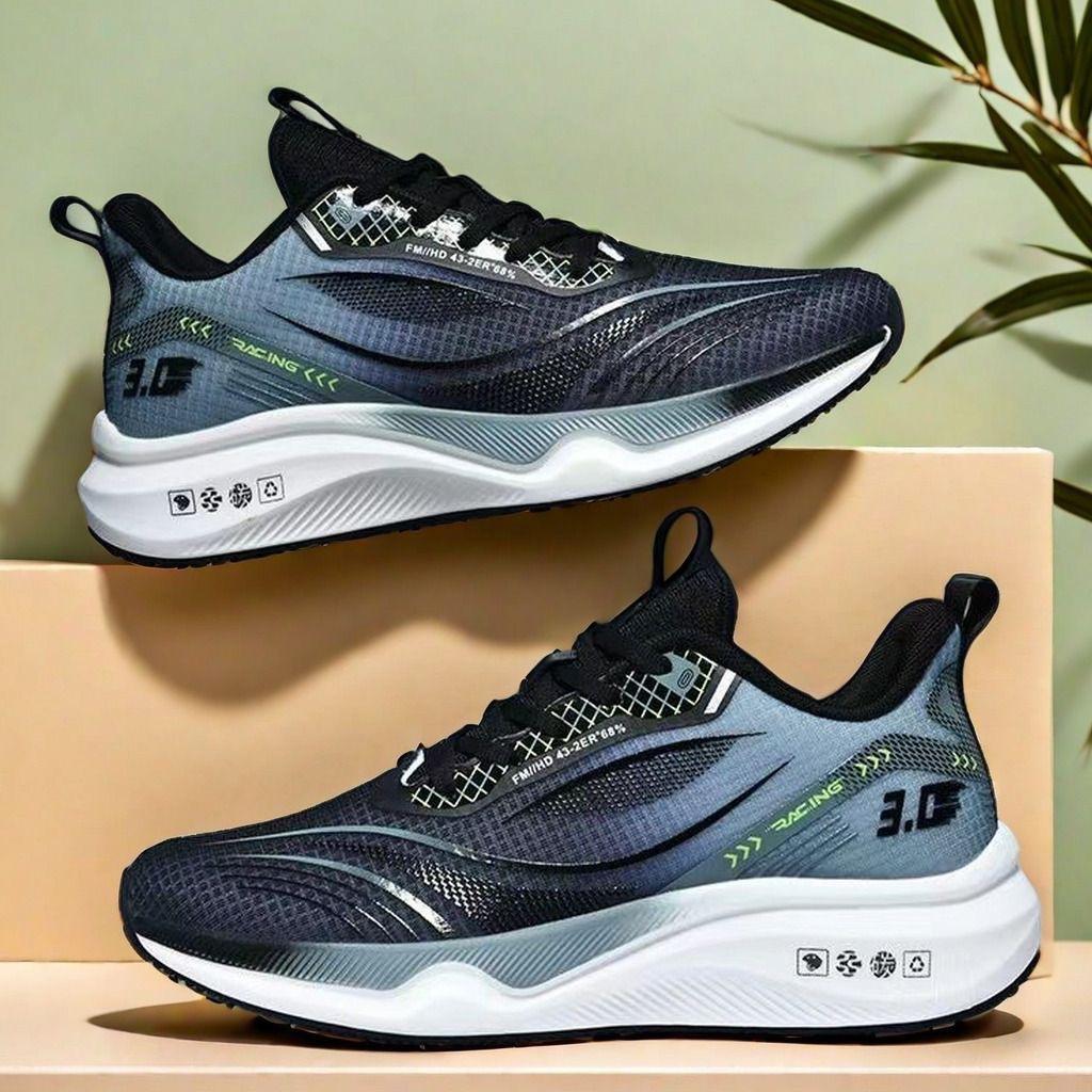 Men's shoes new spring and autumn sports shoes running wear-resistant lightweight running shoes breathable youth junior high school students 