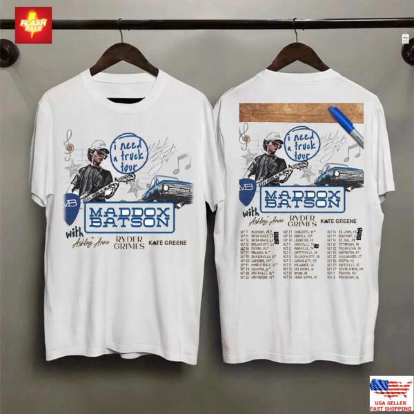 

Maddox Batson I Need A Truck Tour 2025 Concert Unisex T-Shirt Unisex T-Shirt XL