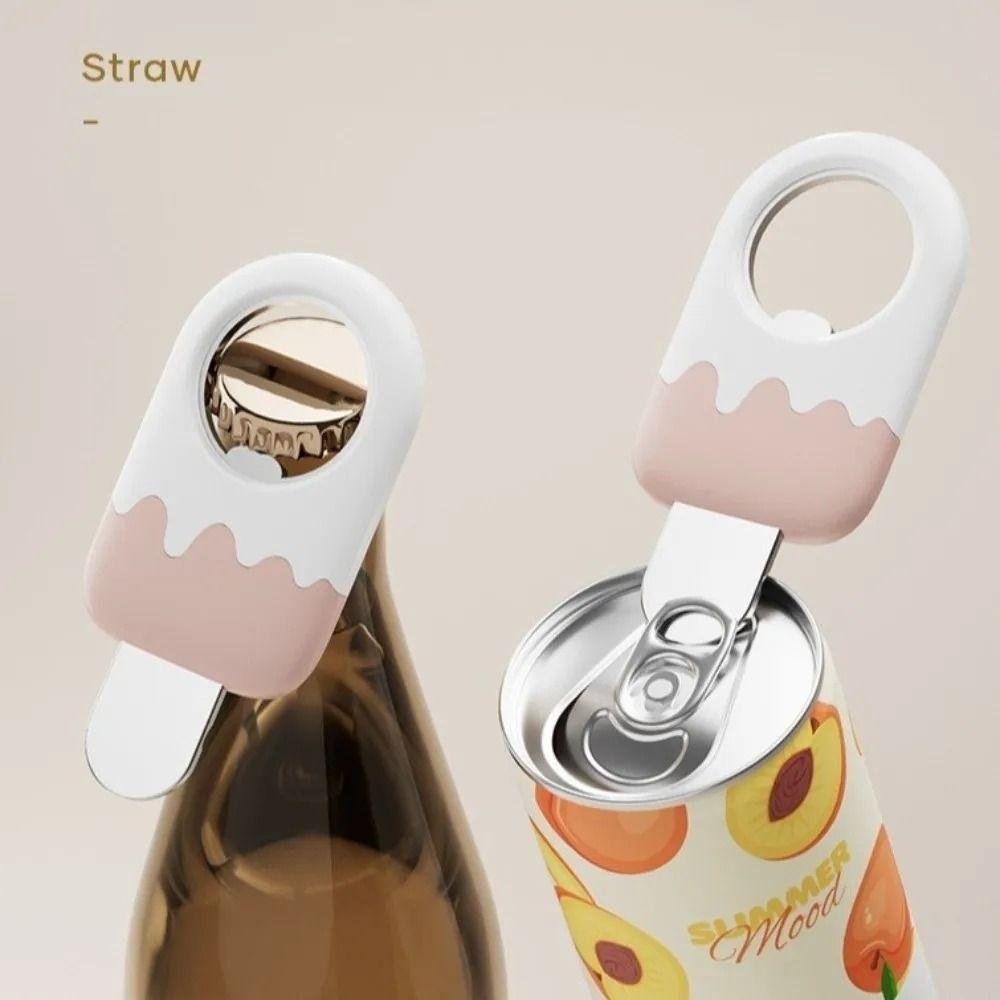 Large Capacity Magnetic Straw Holder Refrigerator Side Straw Container  Refrigerator Side