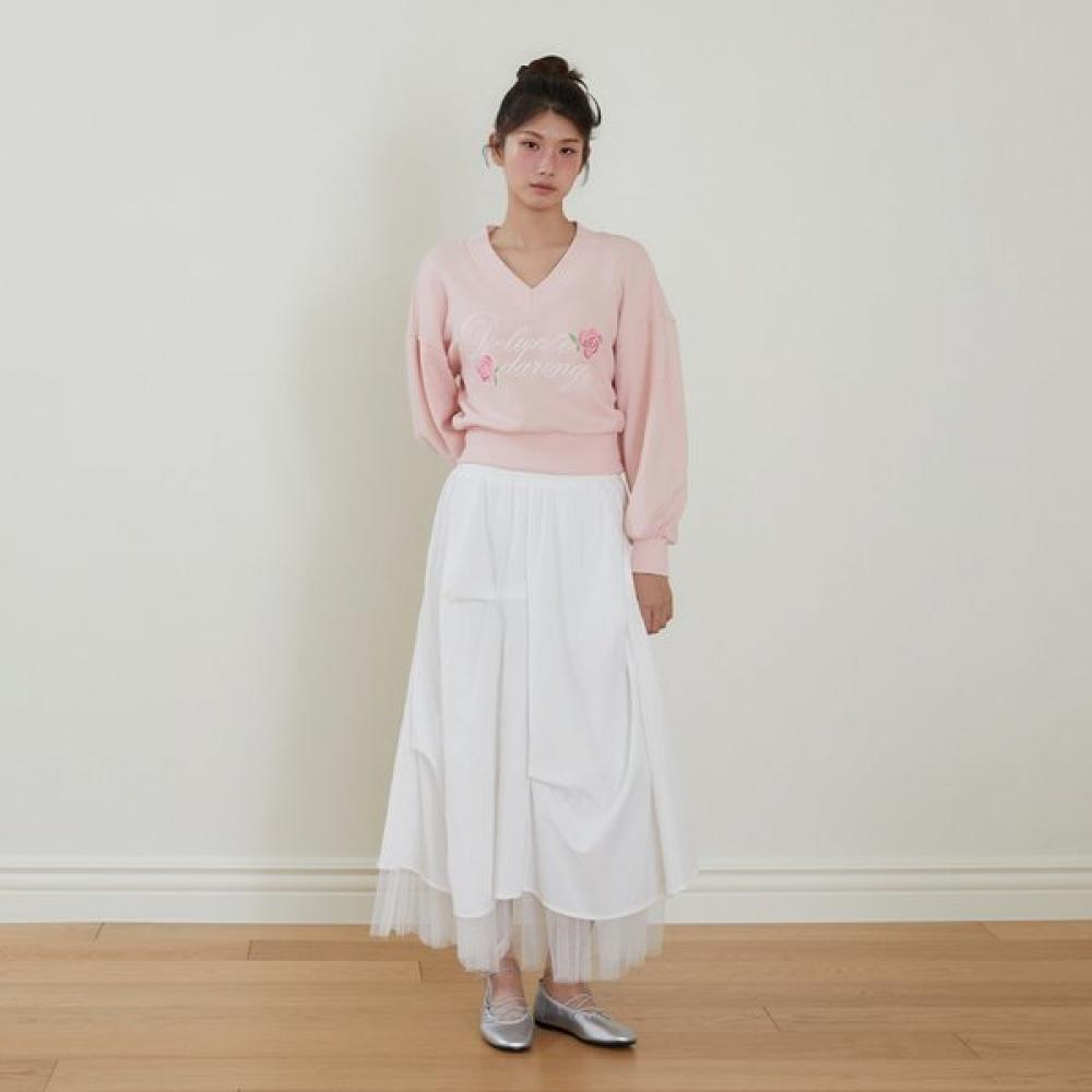 EGOIST SweaT T shirT wiTh Back Neck poinT es2oTl04