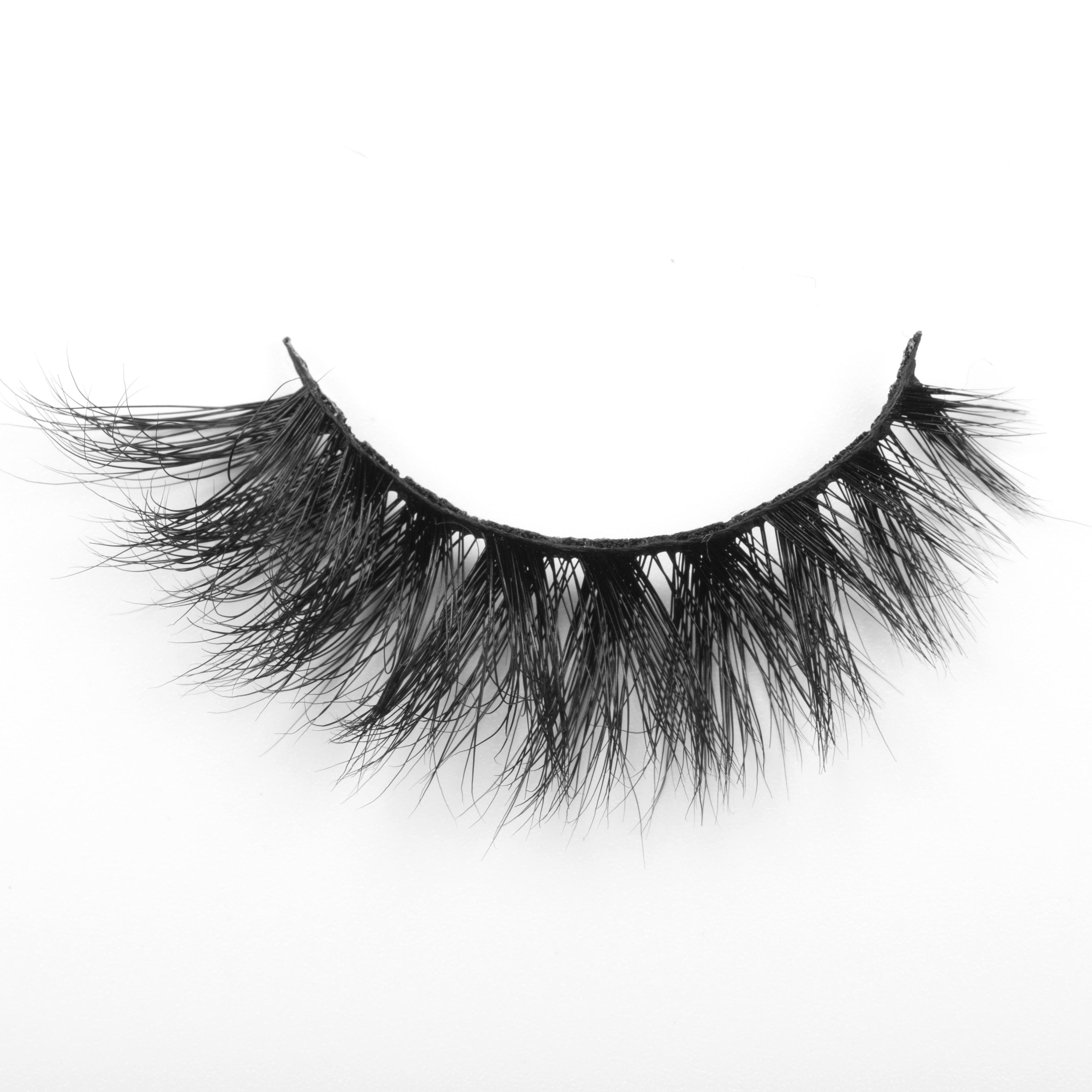 High Quality 100% Real Siberian Mink Fur 3D Mink Eyelashes 16mm