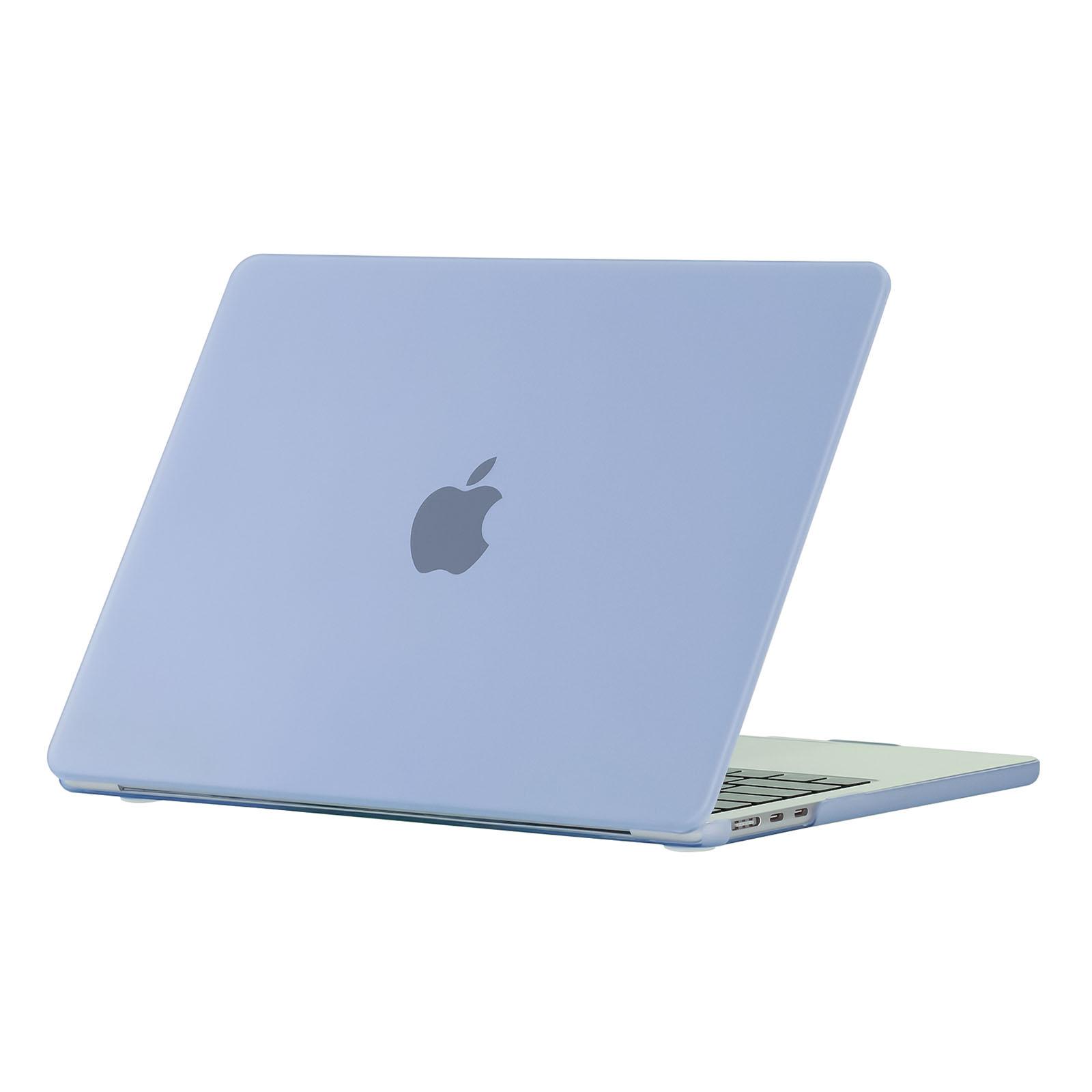 

Для Macbook Air 15 дюймов (2025)/(2024) A3114 M3/(2023) M2 A2941 Чехол для ноутбука Защита от царапин Твердый ПК Матовый чехол для ноутбука Grey Blue