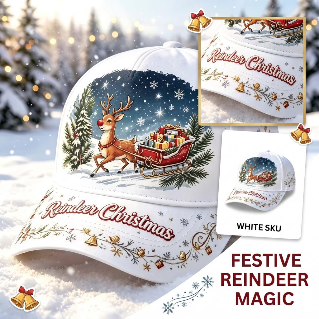 Christmas Baseball with 3D Digital Print for Holiday Parties and Festive Occasions