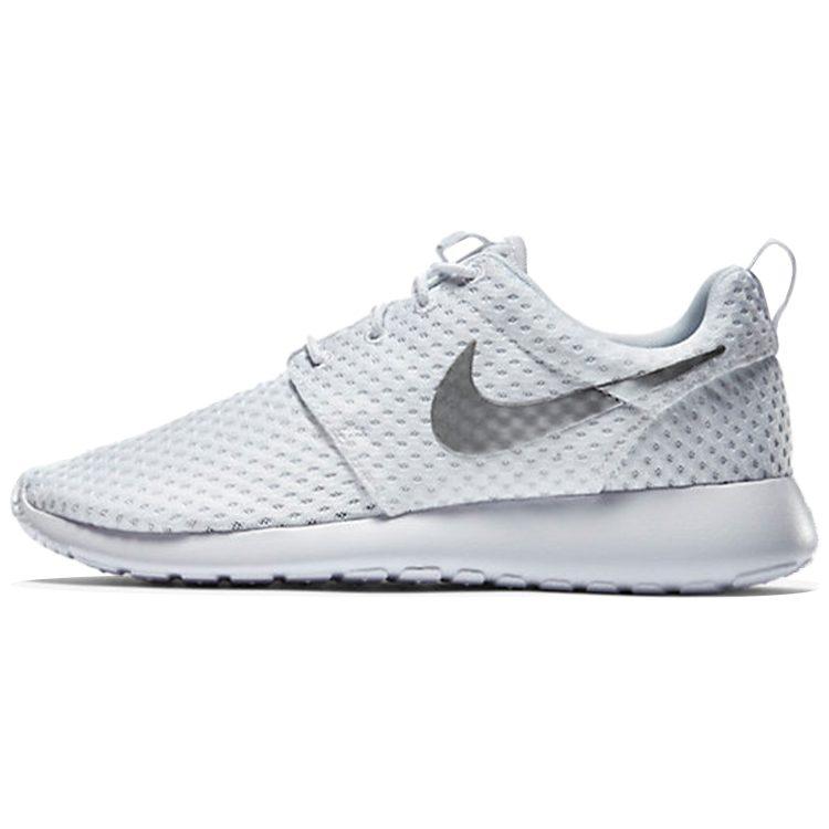 Nike Roshe One Br White Metallic Platinum Women's 724850-100