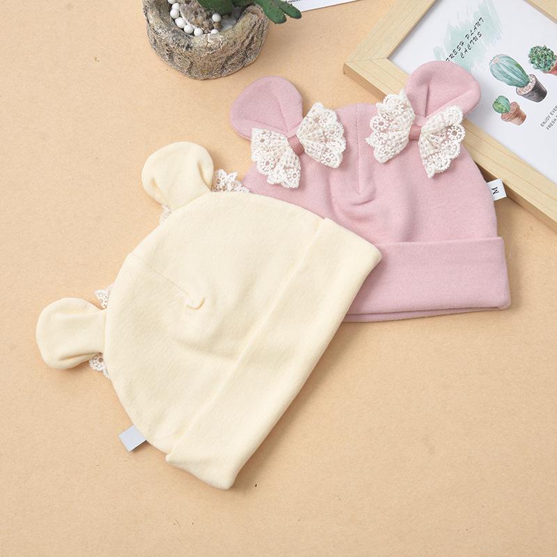 Adorable All-Season Cotton Baby Hat for Newborns - Warm and Protective for Autumn/Winter