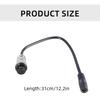 12.2inch DC7909 To GX20 Female Aviation Connector Cable 150W Charging Cord Wire Line for Outdoor Power Solution 31cm