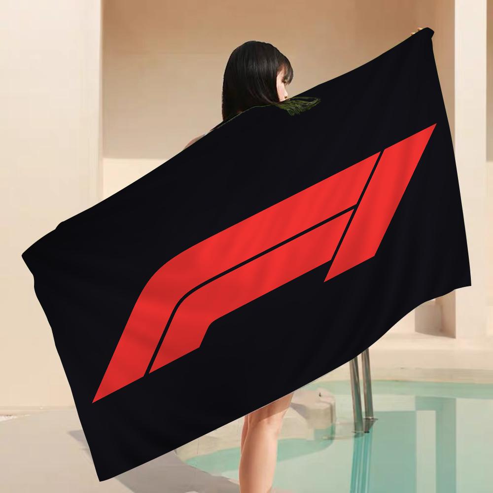 Racing Car F1 Pattern Towel Microfiber Beach Towel Absorbent Quick Dry Soft Yoga Swimming Resort Mountain Climbing Towel