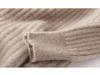 Women's Extra Long Wool Dress - Slim Fit, Round Neck, Autumn/Winter