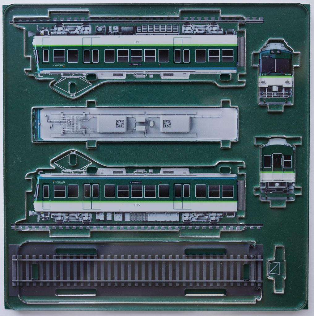 3D Akuden Keihan 600 Series (Set) Acrylic Railway Model Train Assembly Kit Crystal Gift Hobby Gift