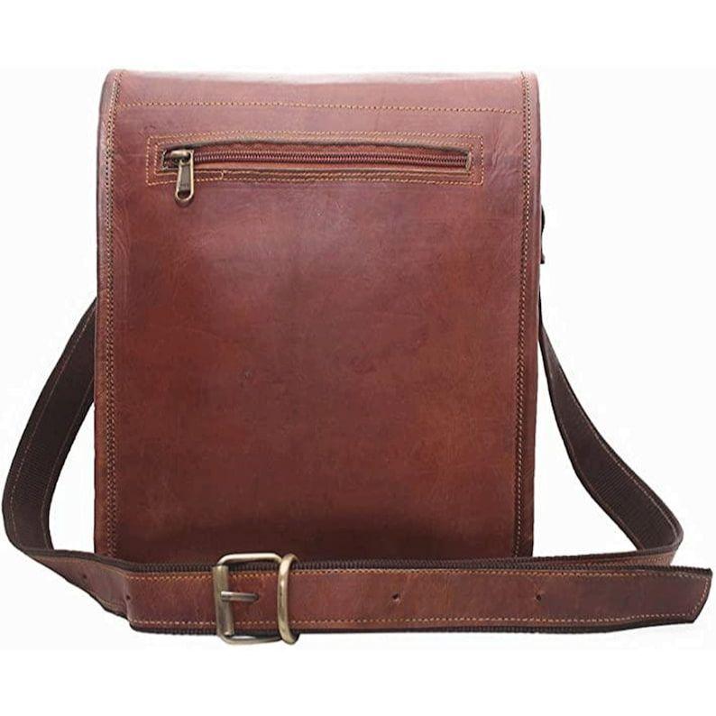 Leather Messenger Bag Personalized Leather Tablet Bag, Ipad Bag, Tablet Case, Crossbody Shoulder Bag Cool Ipad Purse