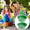 2PCS Multifuntional Soil Sifter Gardening Accessories Sand Soil Filter Gardening Sieve Plastic Gardening Sifter for Soil