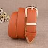 Women's Casual PU Belt Solid Color Simple Commuter Waist Belt