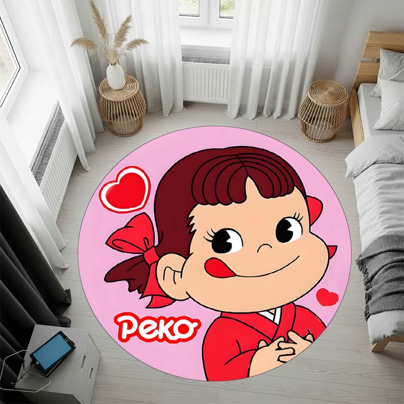 VIKAMA Playful Fruit-Themed Rug Anti-Slip & Noise-Reducing Study & Office Floor Mat Bathroom & Toilet Rug Home Furnishings