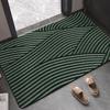 Modern Simple Bathroom Mat Water Absorbent Non-Slip Entrance Carpet Household Striped Living Room Entrance Diatomaceous Earth Durable Foot Mat