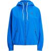 Polo Hooded Zip-Up Loose Long Sleeve Jacket Women Jackets Blue WMPOOTWN5A20093400