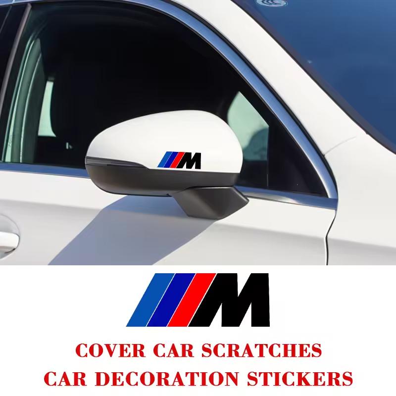 MUSE5 6Pcs Brake Caliper Decals Waterproof Heatproof Vinyl Decals Accessories For BMW E90 G80 M3 G30 M5 F82 F83 F20 F21 G42 F95 F96 G0