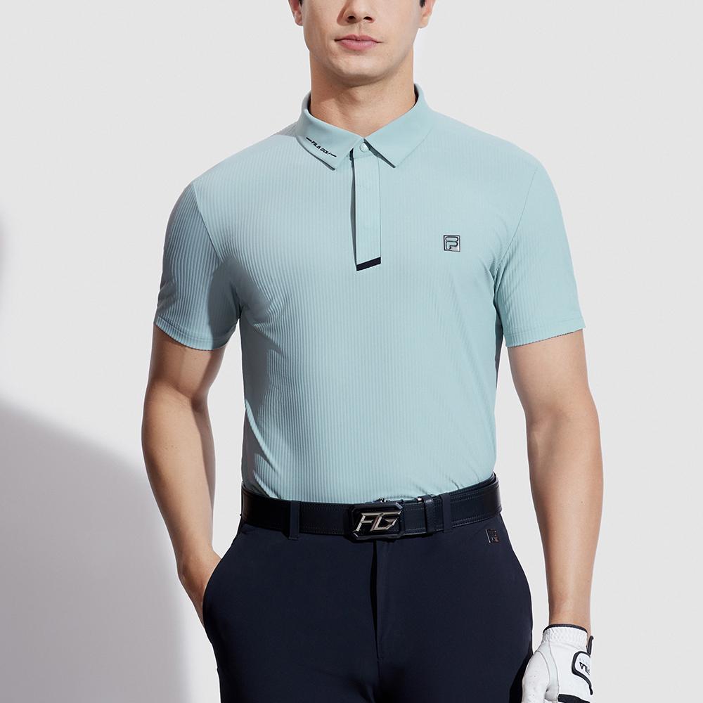 New FILA Polo Shirt Men's Cardamom Green A11M425110FTQ