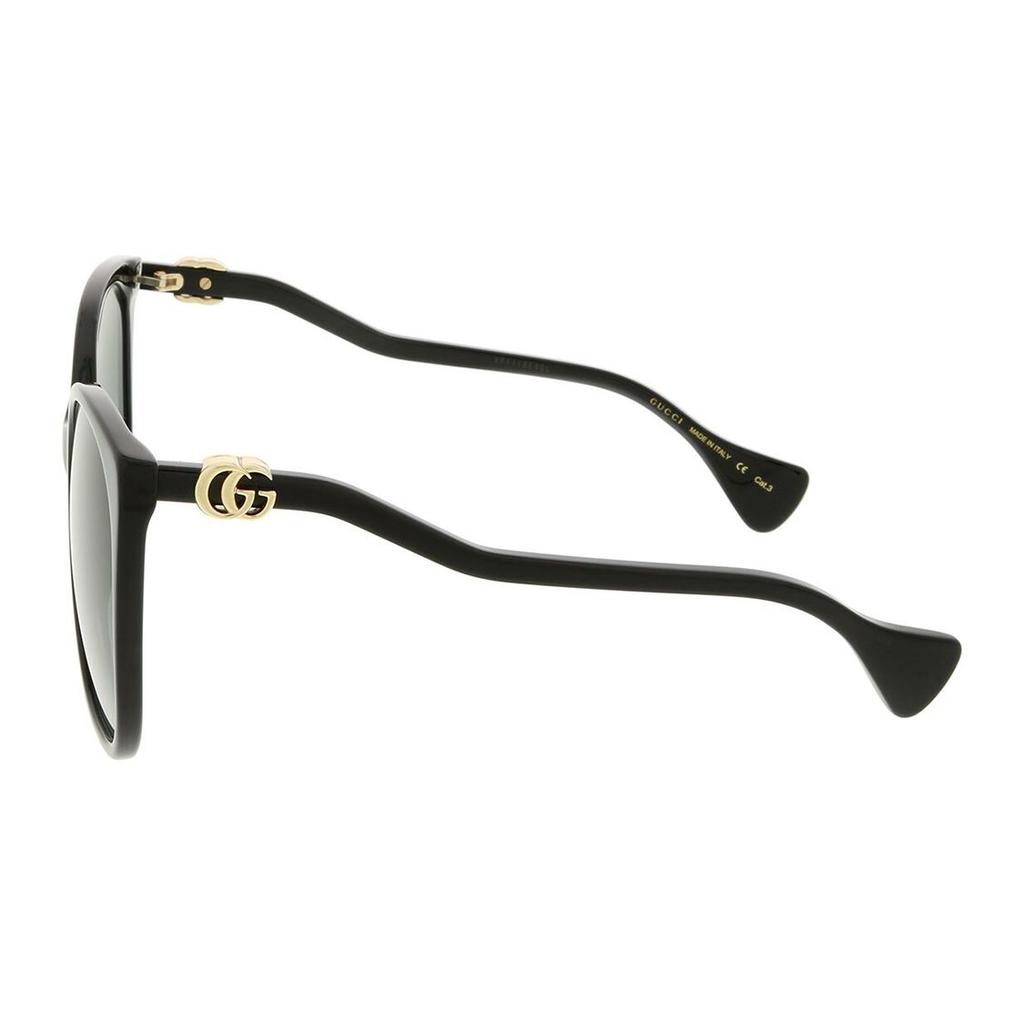 Gucci Round Frame Square Sunglasses Women Sunglasses GG1010S-001