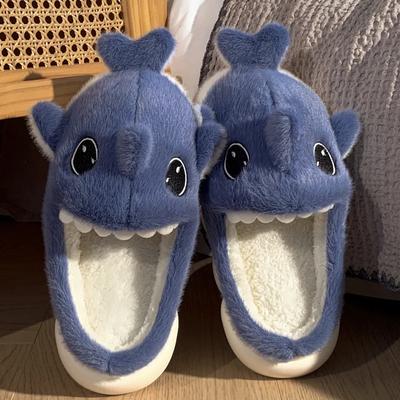 Fashion Casual Fluffy Slippers Women House Flat Cartoon Designer Shoes Girls Funny Fashion Winter Platform Footwear Cute Home Large Size
