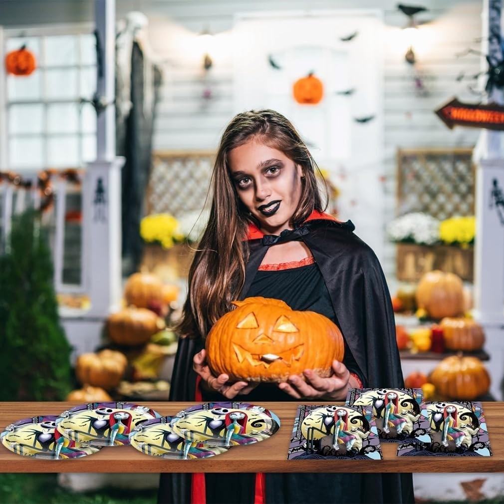 40pcs Birthday Party Supplies Including 20 Plates + 20 Napkins