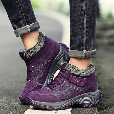 Heißer Verkauf Herbst und Winter Dicksohlige Höhenverstellbare Sport-Fleece-Warme Baumwollschuhe Wasserdichte Schneestiefel