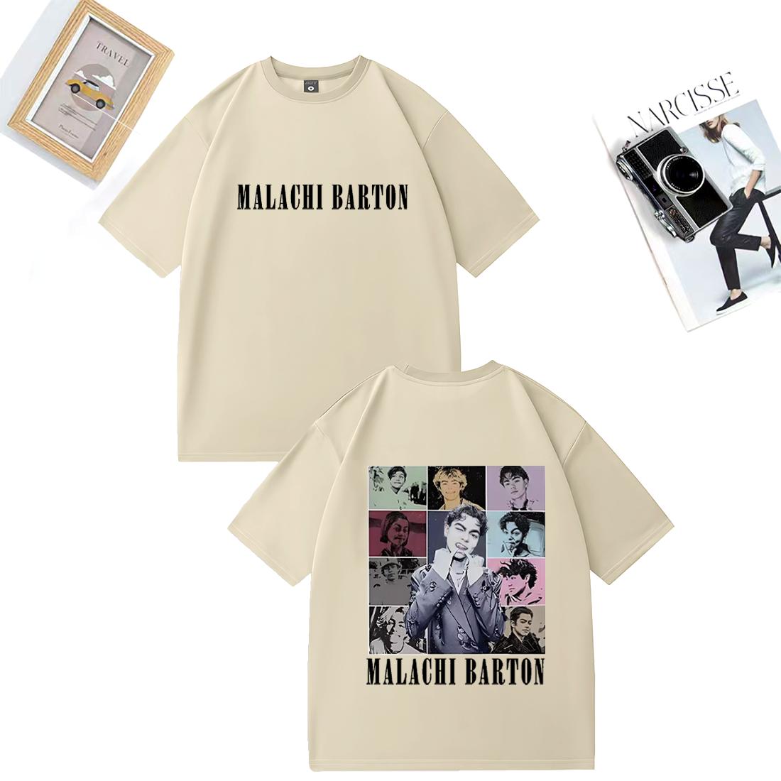 

Malachi Barton ONeck Graphics print T shirt Unisex WOMENs vintage High Quality clothes short sleeve 100 Cotton Fashion tshirts S