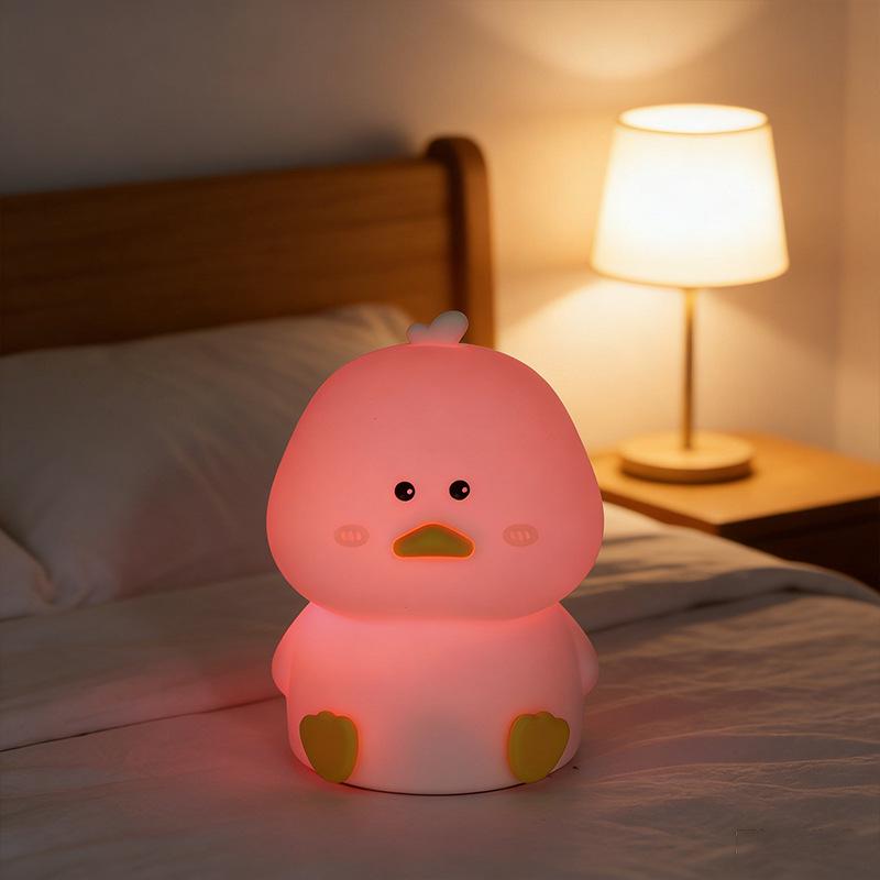 Duck Toaster Night Light – Cute Rechargeable Bedside Lamp for Emotional Ambience