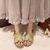 Thick-soled Slippers Women's Summer Wear New Shoes Versatile One-word Cool Slippers