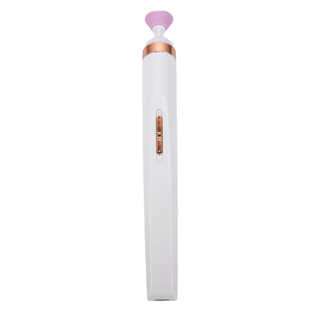 Electric Nail Drill Machine 4 Speeds USB 5 In 1 Nail Polish Remover Nail File Kit with LED Light White