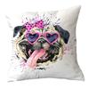 Painted Dog Creative Plush Cushion Pillowcase Office Waist Pillowcase Home Textile
