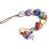 Natural Irregular Stone Pendant Heart Shaped Crystal Original Car Pendants Life Tree Dreamcatcher Handmade Hanging Decorations