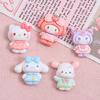 10 Pcs New Kawaii Cartoon Cute Bow Animal Series Resin Scrapbook Diy  Bow Decor Accessories Crafts A141