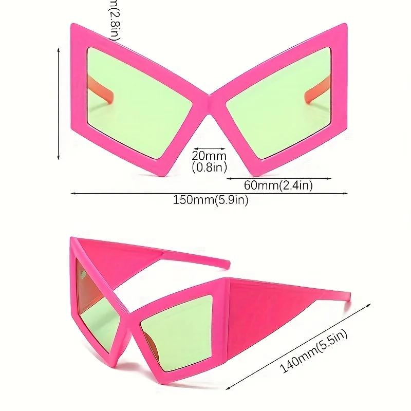 Big Frame Fashion Cat Eye Glasses | New Personality, Durable Eyewear, Perfect for Catwalk, Street Photography and Party