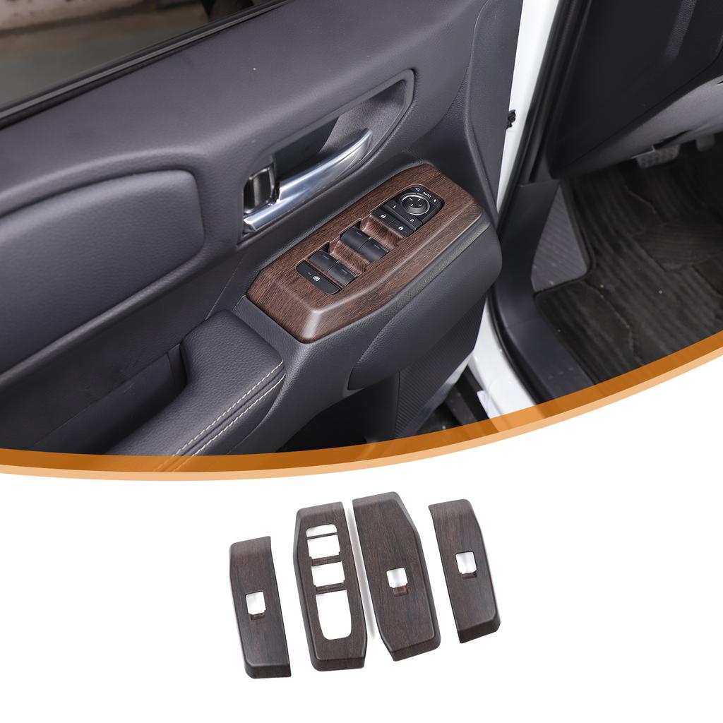 Grain Window Lift Switch Button Trim Cover For Toyota Land cruiser LC250 2024