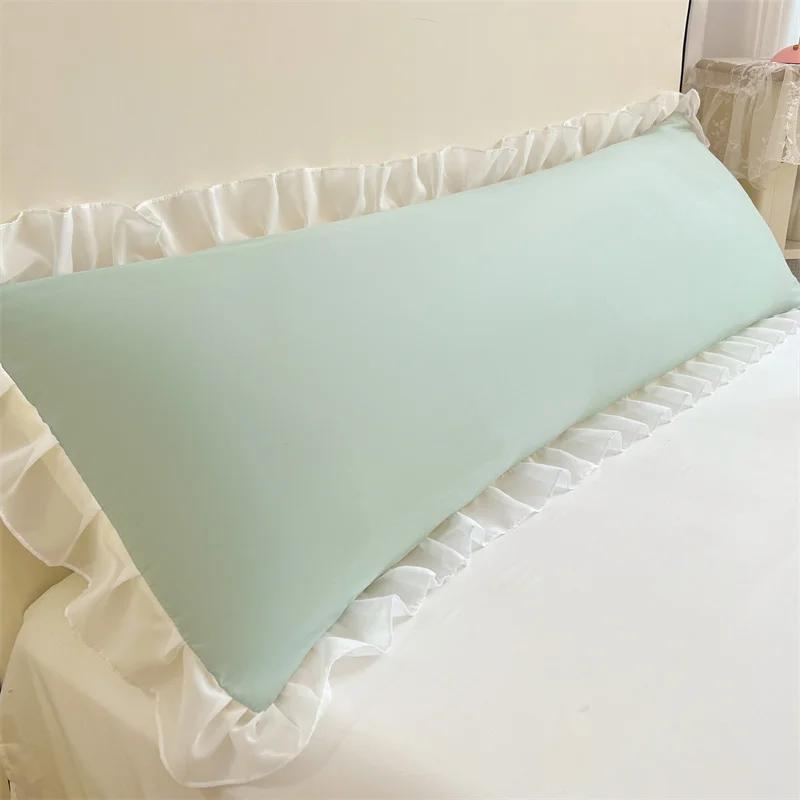 One Single Double Long Pillowcase Pillow Cover for Couples At Home, Extended 1.2m 1.51.8m Pillowcase (without Core)