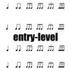 Set di 4 Dadi con Pentagramma Musicale Scala a 12 Toni Strumento Divertente per l'Apprendimento della Teoria degli Intervalli Musicali per Principianti Studenti Insegnanti