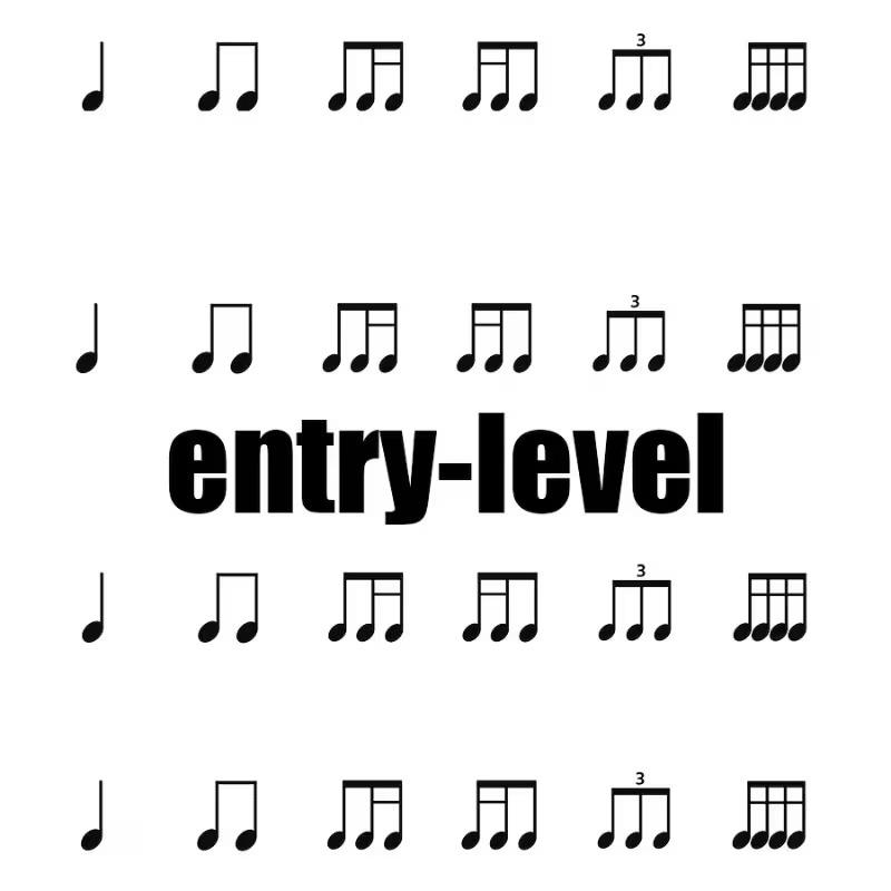 Set di 4 Dadi con Pentagramma Musicale Scala a 12 Toni Strumento Divertente per l'Apprendimento della Teoria degli Intervalli Musicali per Principianti Studenti Insegnanti