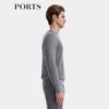 PORTS Men's Lightweight Cashmere Crew Neck Sweater