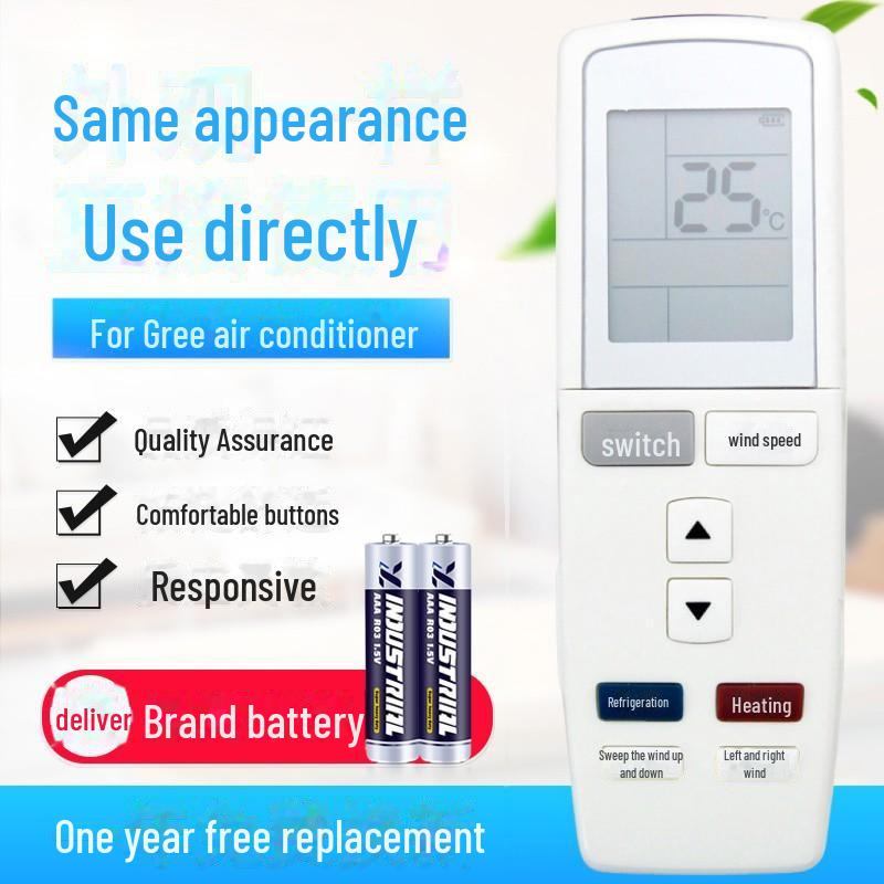 Universal Remote for Gree A/C: Compatible with YADOF, YAPOF3, YAPOF, YBOF2, Y50 Models