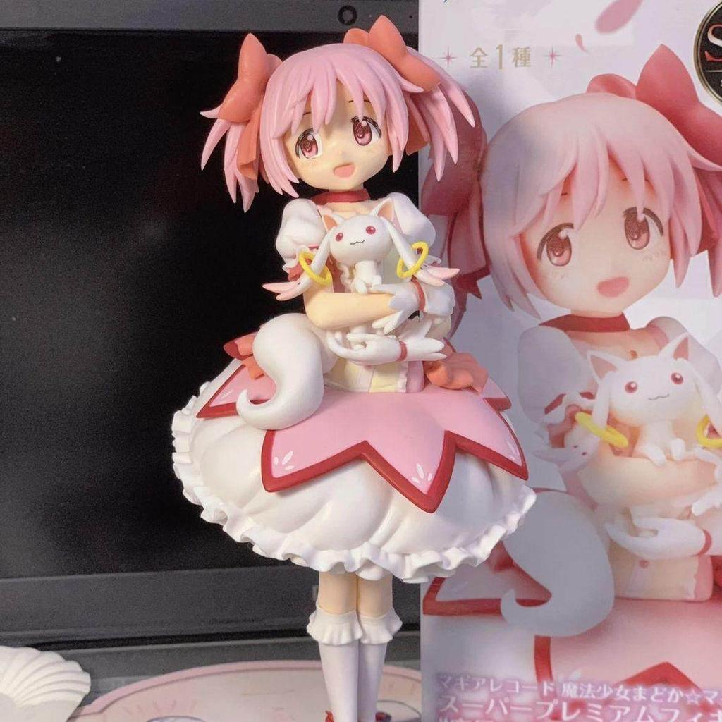 18Cm Puella Magi Madoka Magica Aniem Figure Kaname Madoka Magic Girl Pvc Anime Action Figures Model Anime Cartoon Model Toy Gift