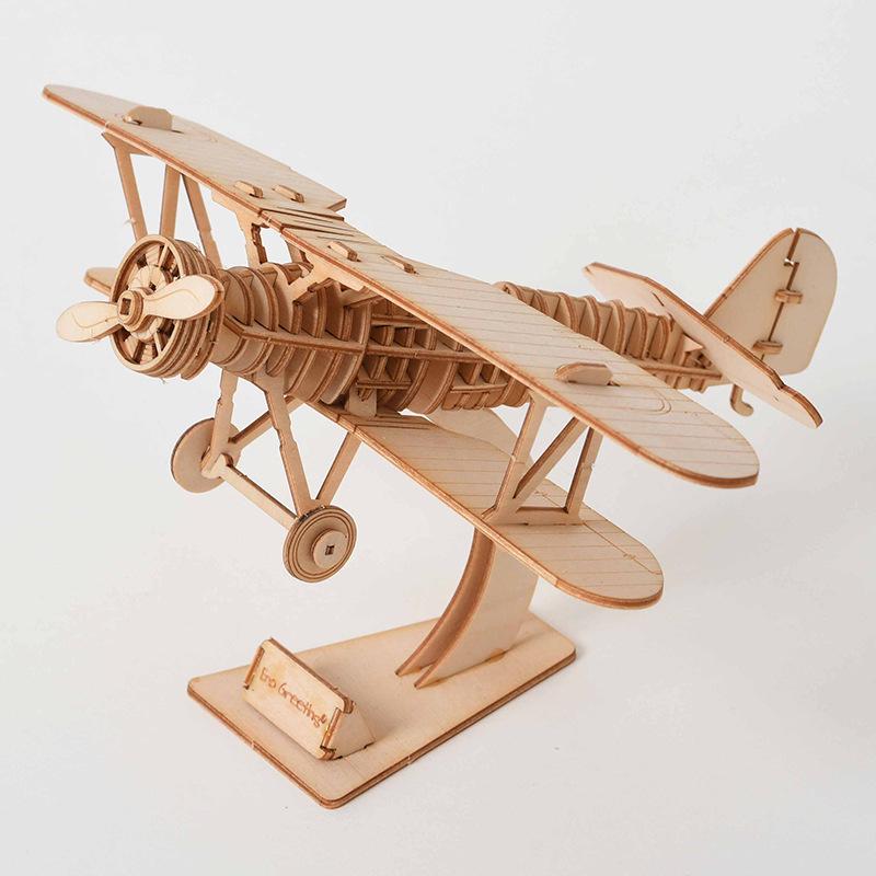 3D Creative Puzzle: Educational Wooden Assembly Toy for Adults & Kids