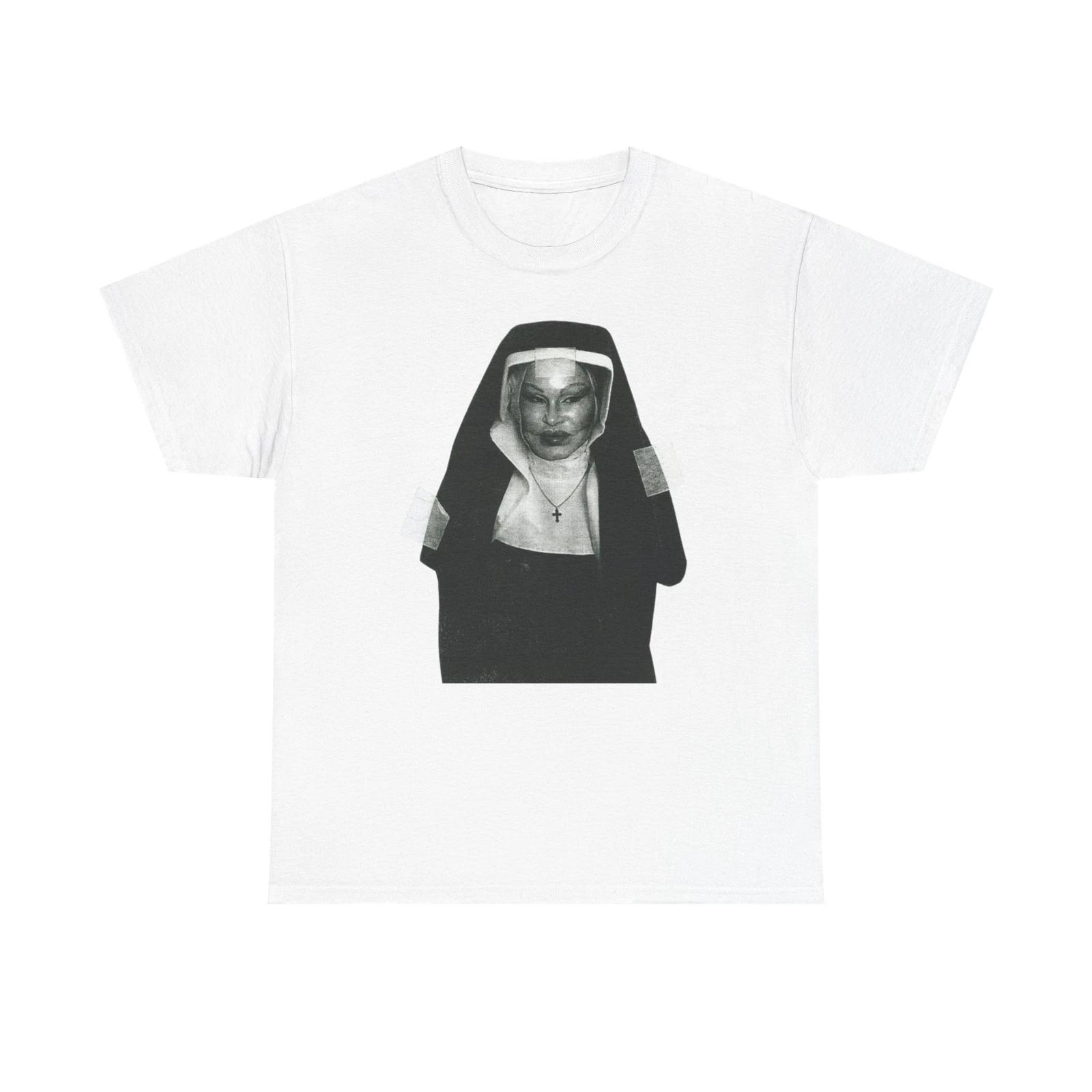 Vintage-Inspired Nun Envy Graphic Tee S