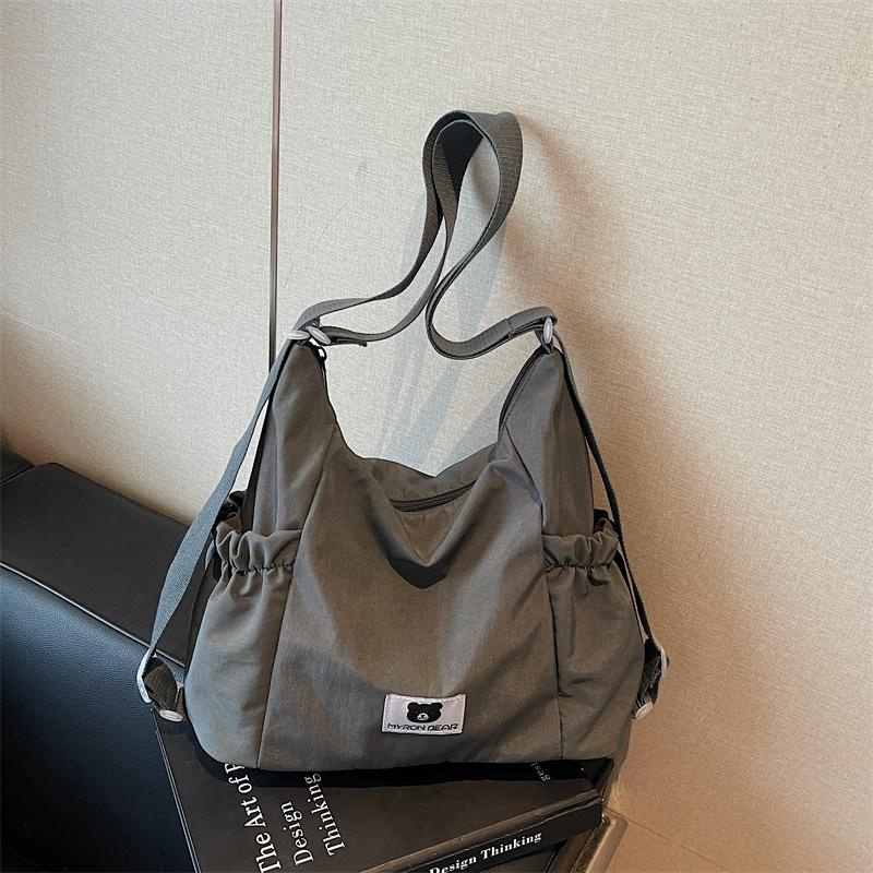 Nylon Lightweight Shoulder Bag Women's Commuter Multi-function Crossbody Bag