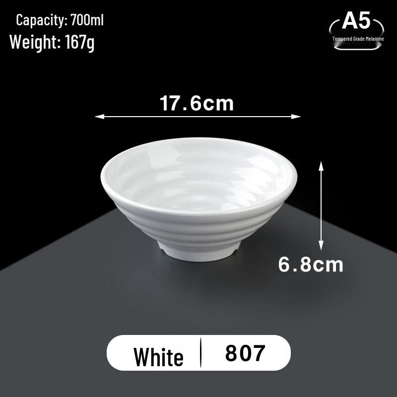 A5 Melamine Imitation Porcelain Ramen Soup Bowl