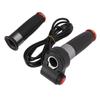 1Pair Electric Vehicle Twist Throttle Accelerator Handle Grip Double Ring Handle Grips Set