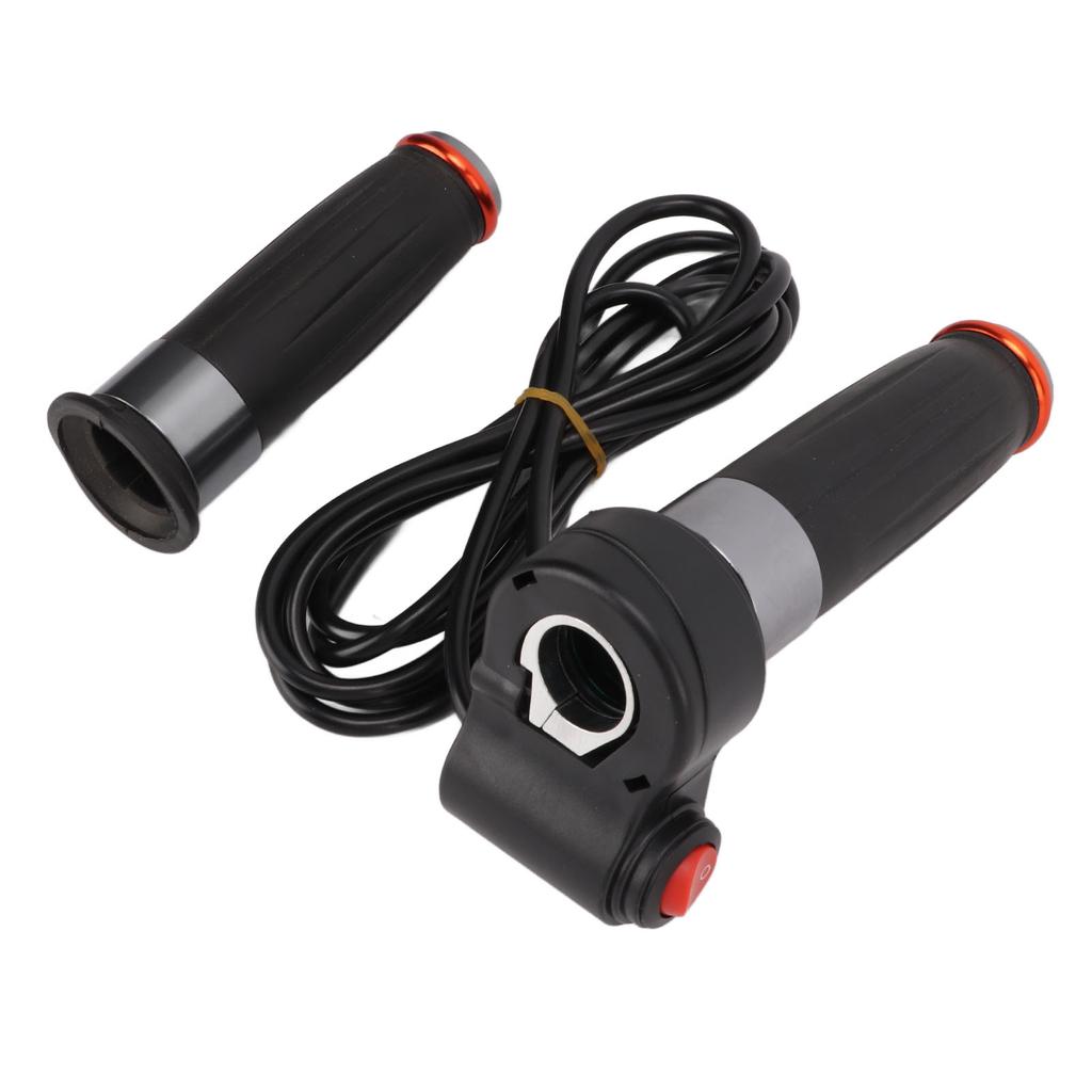 1Pair Electric Vehicle Twist Throttle Accelerator Handle Grip Double Ring Handle Grips Set