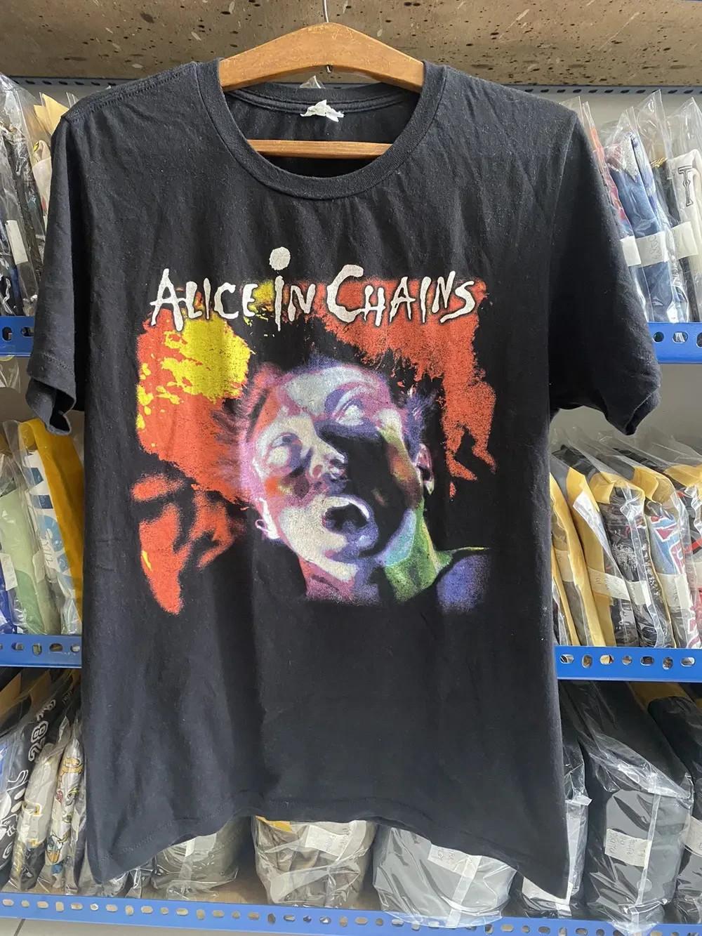 Alice In Chains Promo Tee Black Color Gift Fan Shirt Reprint AN46915 XXXXL