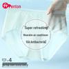 Fenteng Women's Antibacterial Breathable Mid-High Waist Briefs (4-Pack)