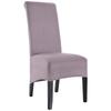Stretch Velvet Dining Chair Cover XL Size Slipcover for Restaurant Hotel Party Large Chairs Banquet Dining Room