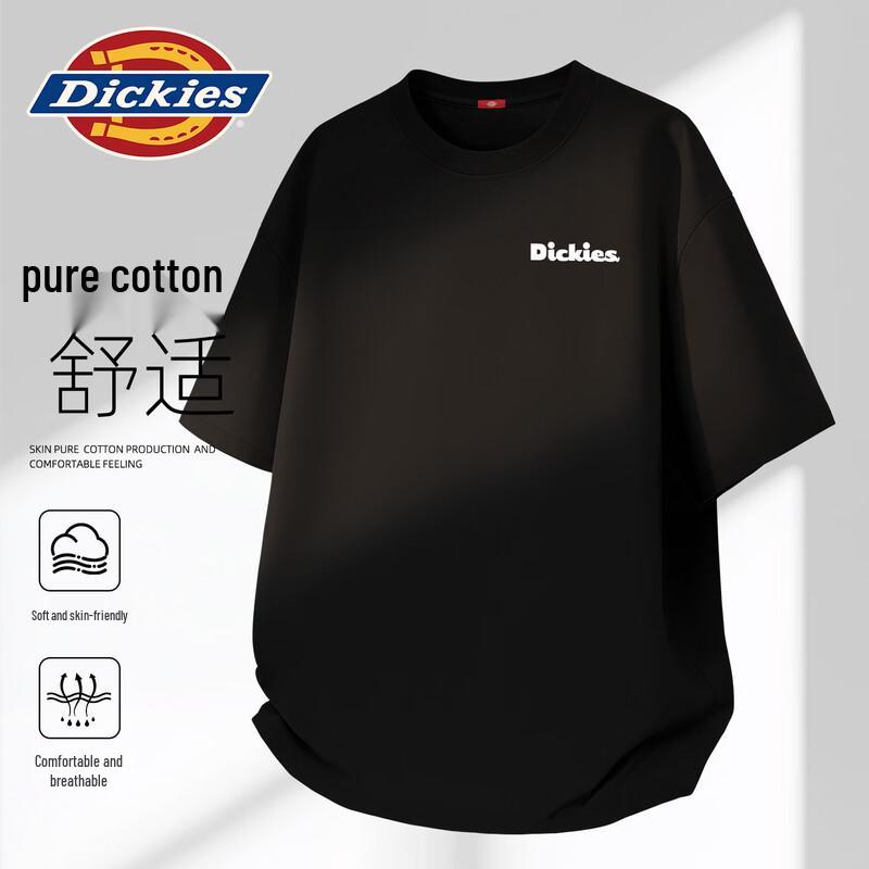 Dickies Men s Loose Fit Cotton Short Sleeve T-Shirt L